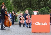 Impressionen vom 17Ziele Freude-Flash in Erfurt Fot (c)Bildrechte #17Ziele Fotograf: #17Ziele