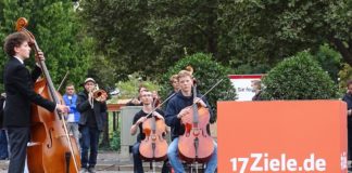 Impressionen vom 17Ziele Freude-Flash in Erfurt Fot (c)Bildrechte #17Ziele Fotograf: #17Ziele