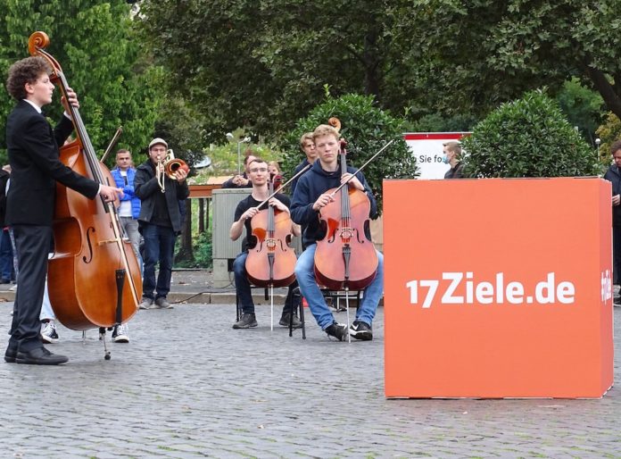 Impressionen vom 17Ziele Freude-Flash in Erfurt Fot (c)Bildrechte #17Ziele Fotograf: #17Ziele