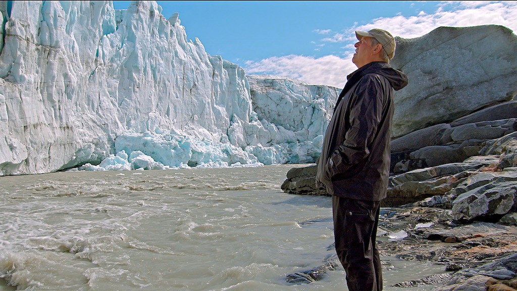 Nirgendwo sieht Al Gore die Zeichen der globalen Erwärmung so drastisch wie am Fuß schmelzender Gletscher. Foto (c)