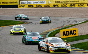 Siegerauto auf dem Sachsenring: Der Aston Martin Vantage GT4 von Prosport RacingADAC GT4 Germany, 9. + 10. Rennen Sachsenring 2022 - Foto: Gruppe C Photography