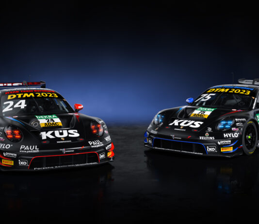 Doppelpack: Das KÜS Team Bernhard startet mit zwei Porsche 911 GT3 R in der DTM (Foto: KÜS Team Bernhard)