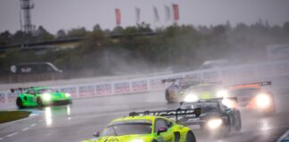 Thomas Preining gewann das Regenrennen der DTM in Hockenheim DTM, 15. + 16. Rennen Hockenheimring 2025 - Foto: Gruppe C Photography