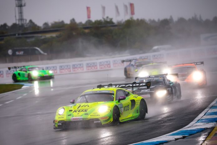 Thomas Preining gewann das Regenrennen der DTM in Hockenheim DTM, 15. + 16. Rennen Hockenheimring 2025 - Foto: Gruppe C Photography