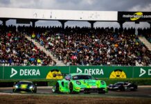 n seinem Porsche 911 GT3 R fuhr Ayhancan Güven zum Sieg DTM, 15. + 16. Rennen Hockenheimring 2025 - Foto: Gruppe C Photography