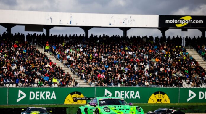Güven schreibt DTM Geschichte – Was für ein Finale in Hockenheim! n seinem Porsche 911 GT3 R fuhr Ayhancan Güven zum Sieg DTM, 15. + 16. Rennen Hockenheimring 2025 - Foto: Gruppe C Photography