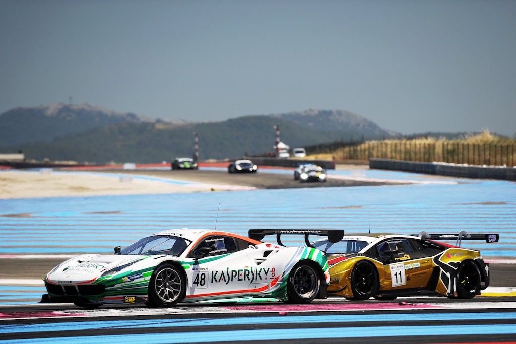 Ferarri 488GT Kaspersky Motorsport 2 victorys at Paul Ricard France