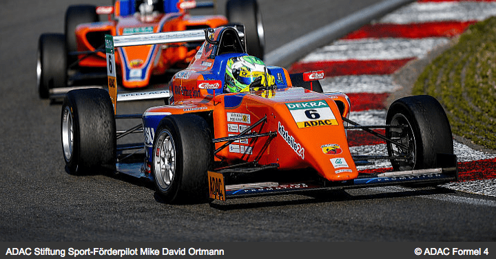 ADAC Stiftung Sport-Förderpilot Mike David Ortman Formel4