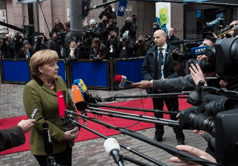 Angela Merkel CDU in Brüssel Foto: Lajos Jardai modusphoto.net