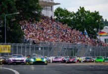 DTM- Nicki Thiim feiert perfektes Wochenende in Nürnberg DTM, 7. + 8. Rennen Norisring 2026 #7 Aston Martin Vantage AMR GT3 EVO, Comtoyou Racing: Nicki Thiim, #64 Ford Mustang GT3, HRT Ford Racing: Finn Wiebelhaus -Foto by Gruppe C Photography