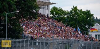 DTM, 7. + 8. Rennen Norisring 2026 #7 Aston Martin Vantage AMR GT3 EVO, Comtoyou Racing: Nicki Thiim, #64 Ford Mustang GT3, HRT Ford Racing: Finn Wiebelhaus -Foto by Gruppe C Photography