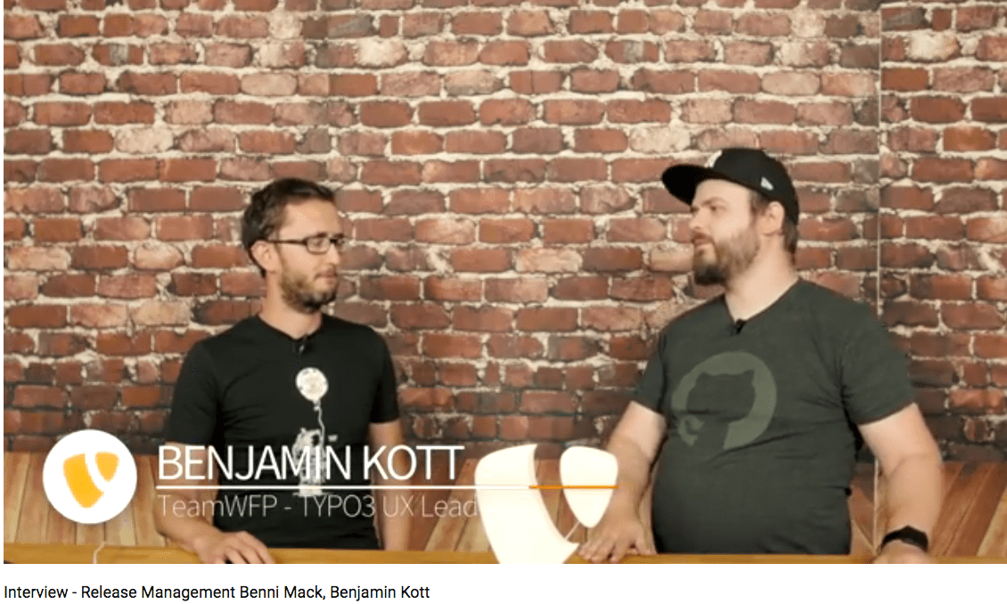 Benni Mack links Benjamin Kott rechts Screen aus Youtube Video in Benjamins Channel