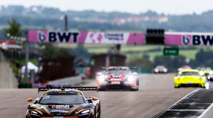 Dörr überrascht mit Sieg – Preining geht als Spitzenreiter ins DTM – Finale DTM, 13. + 14. Rennen Sachsenring 2026 #25 McLaren 720S GT3 Evo, Dörr Motorsport: Ben Dörr - picture by Gruppe C Photography