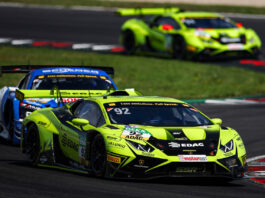 Mirko Bortolotti entschied das mitreißende Duell gegen Verfolger Ricardo Feller für sichDTM, 9. + 10. Rennen Lausitzring 2023 - Foto: Gruppe C Photography