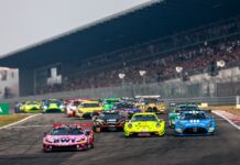 Ferrari furioso am Nürburgring: Cairoli feiert dritten DTM-Sieg Matteo Cairoli ging als Pole-Setter in den elften Meisterschaftslauf DTM, 11. + 12. Rennen Nürburgring 2026 #22 Mercedes-AMG GT3 EVO, Landgraf Motorsport: Lucas Auer, #14 Ferrari 296 GT3 EVO, EMIL FREY RACING: Matteo Cairoli - picture by Gruppe C Photography