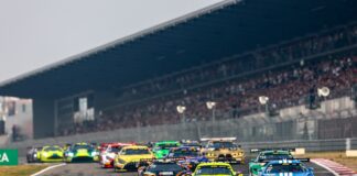 Matteo Cairoli ging als Pole-Setter in den elften Meisterschaftslauf DTM, 11. + 12. Rennen Nürburgring 2026 #22 Mercedes-AMG GT3 EVO, Landgraf Motorsport: Lucas Auer, #14 Ferrari 296 GT3 EVO, EMIL FREY RACING: Matteo Cairoli - picture by Gruppe C Photography