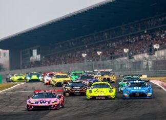 Ferrari furioso am Nürburgring: Cairoli feiert dritten DTM-Sieg Matteo Cairoli ging als Pole-Setter in den elften Meisterschaftslauf DTM, 11. + 12. Rennen Nürburgring 2026 #22 Mercedes-AMG GT3 EVO, Landgraf Motorsport: Lucas Auer, #14 Ferrari 296 GT3 EVO, EMIL FREY RACING: Matteo Cairoli - picture by Gruppe C Photography