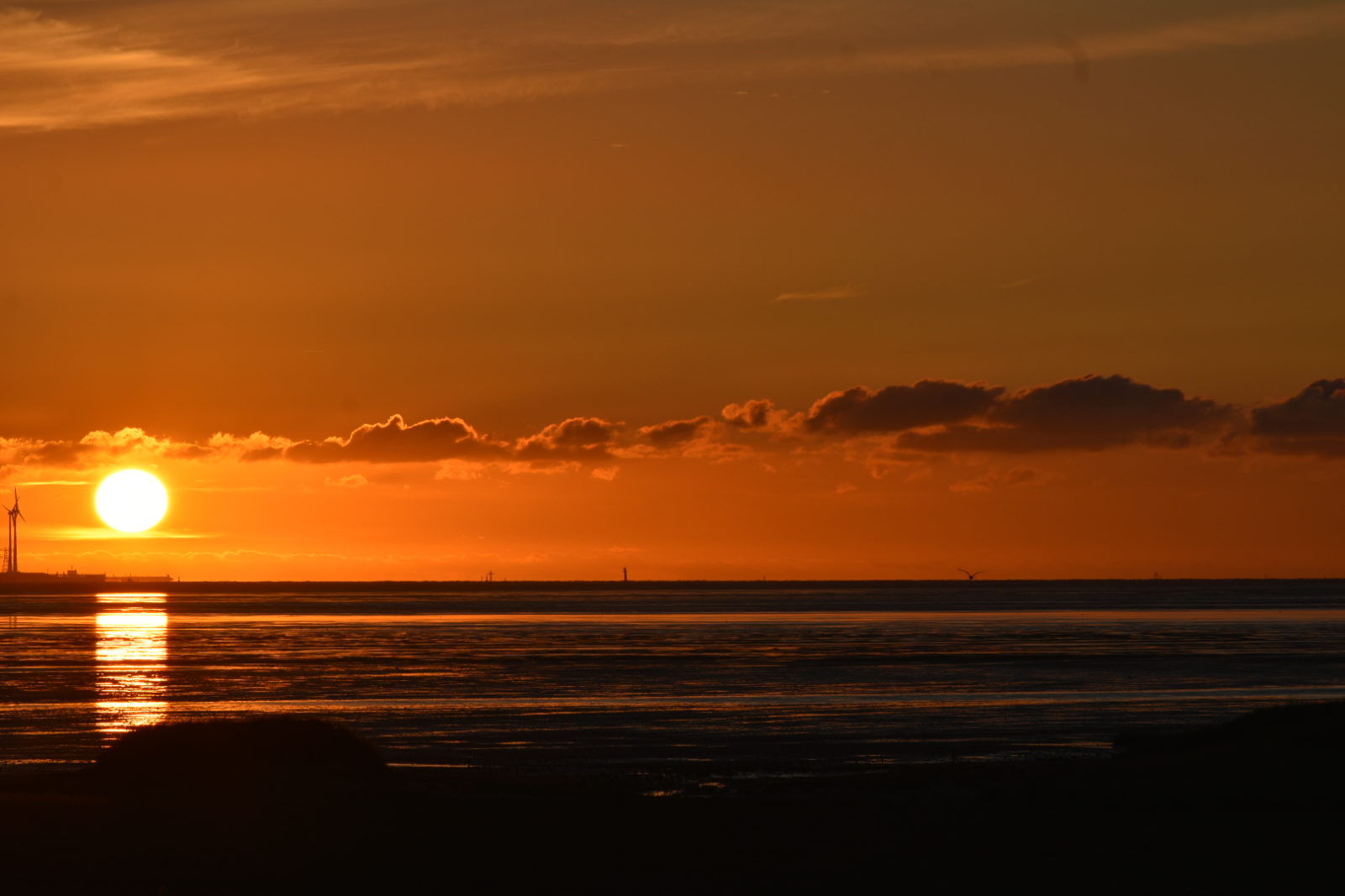 Sonnenuntergang Campen Ostfriesland