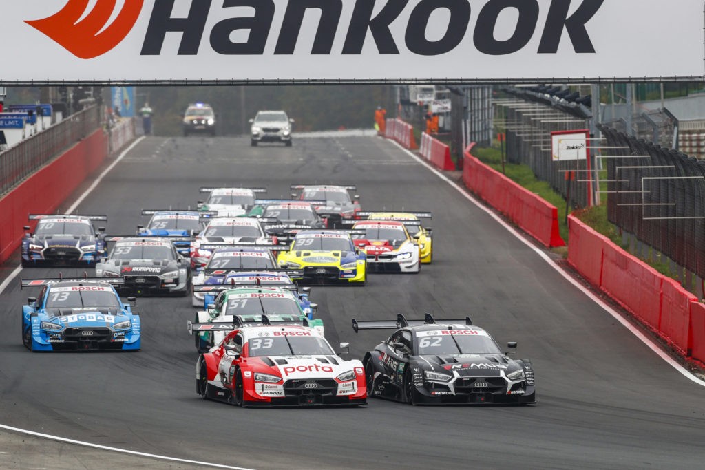 Zolder: DTM Zolder 2020 on October, 18, 2020, (Photo by Hoch Zwei) Rene Rast (GER, Audi Sport Team Rosberg, Audi RS5 DTM) Ferdinand Habsburg (AUT, WRT Tean Audi Sport, Audi RS5 DTM)