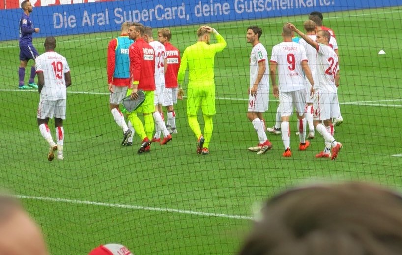 1FC Köln nach Sieg gegen Aue Stadionfoto (c) @Mailandfahrer