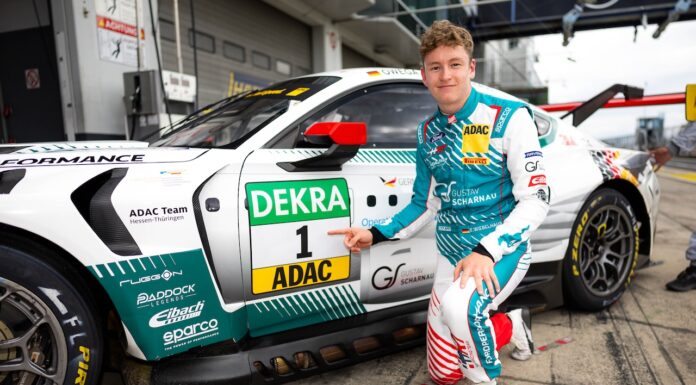 Youngster Finn Wiebelhaus gewann 2025 das ADAC GT Masters Rennen Nürburgring, - Foto: Gruppe C Photography