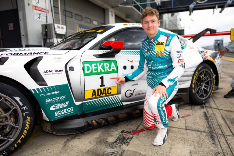 Youngster Finn Wiebelhaus gewann 2025 das ADAC GT Masters Rennen Nürburgring, - Foto: Gruppe C Photography