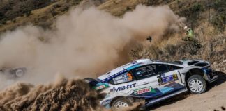 Podiumsergebnis Platz 3 für Teemu Suninen/Jarmo Lehtinen und den Ford Fiesta WRC bei der WM-Rallye Mexiko. Foto(c) "obs/Ford-Werke GmbH"