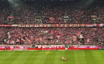 1. FC Köln gegen FC Union Berlin Foto @ Stadionkind @beyermarc.bsky.social