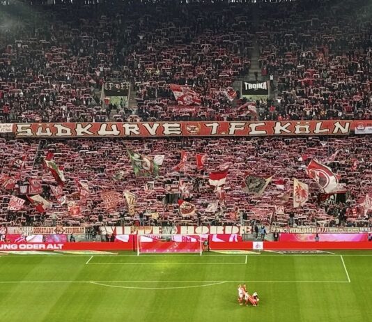 1. FC Köln gegen FC Union Berlin Foto @ Stadionkind @beyermarc.bsky.social