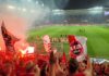 Der 1.FC Köln feiert mit seinen Fans den Einzug in die UECL Gruppenphase Foto (c) Stadionkind @Dodo1084