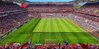 1. FC Köln gegen Bayer 04 in Müngersdorf Foto Stadionkind @buedchen_michablueskysocial