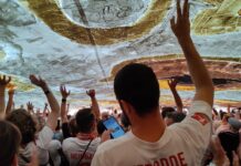 Müngersdorf 100 Jahre Jubiläumschoreo 1. FC Köln Foto(c) Stadionkind @schoti75