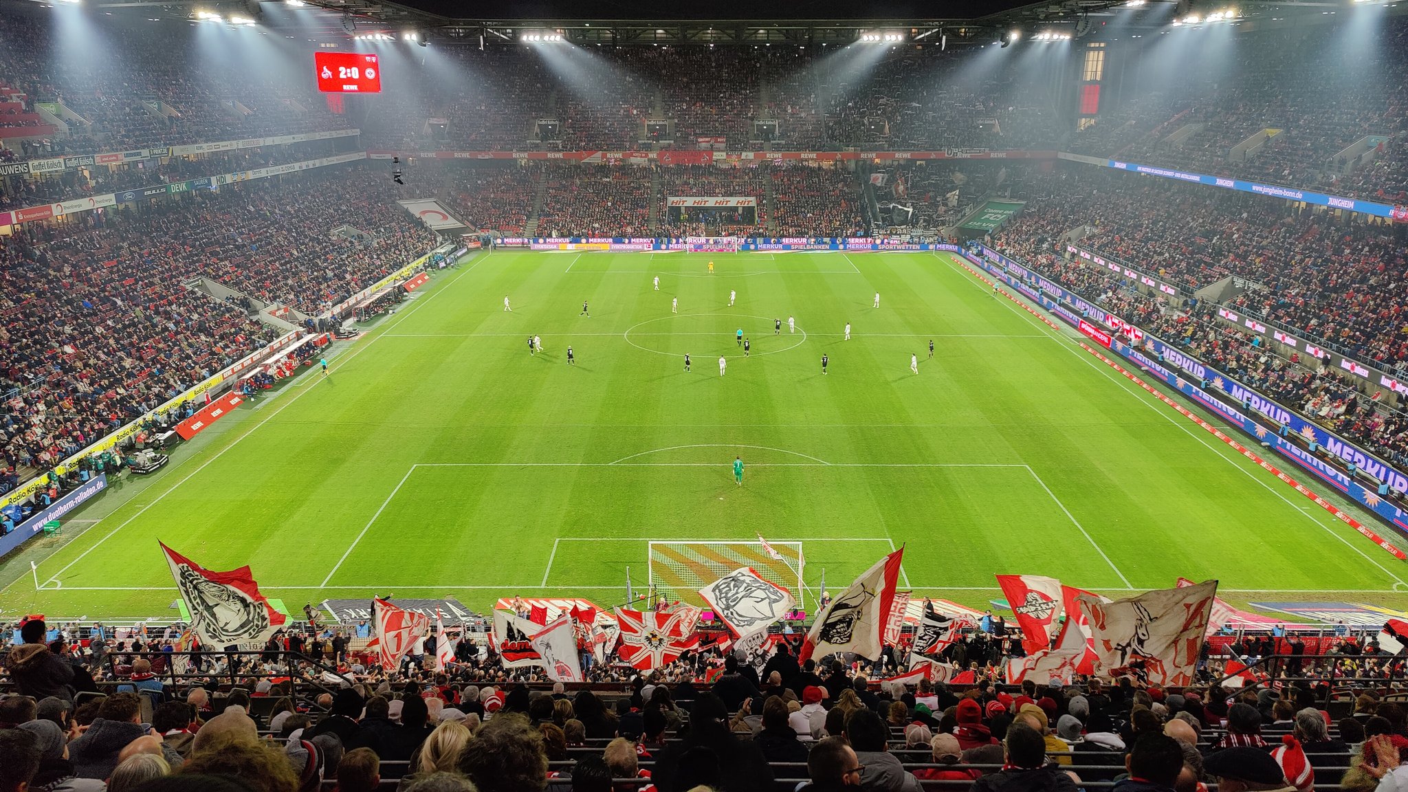 Herrlich! Beste Sicht 1.FC Köln gegen Eintracht Frankfurt 2024 Foto Stadionkind @schoti75