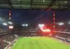 1FC Köln gegen Bayer04 Leverkusen Pyro im RheinEnergiestadion