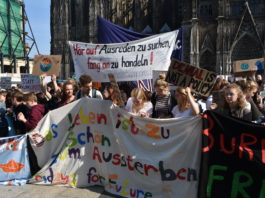 #Fridaysforfuture in Köln am Dom