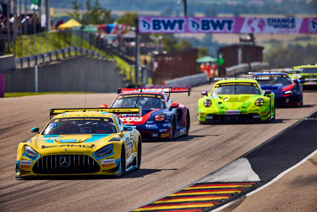 DTM, 11. + 12. Rennen Sachsenring 2023 Für Luca Stolz war der Erfolg am Sachsenring sein zweiter DTM-Sieg- Foto: Gruppe C Photography