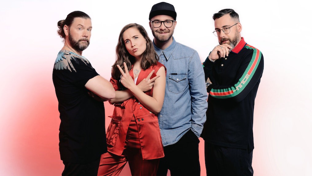 The Voice of Germany Rea Garvey; Alice Merton;Mark Forster;Sido; Copyright: SAT.1/ProSieben/Michael de Boer Foto(c) 