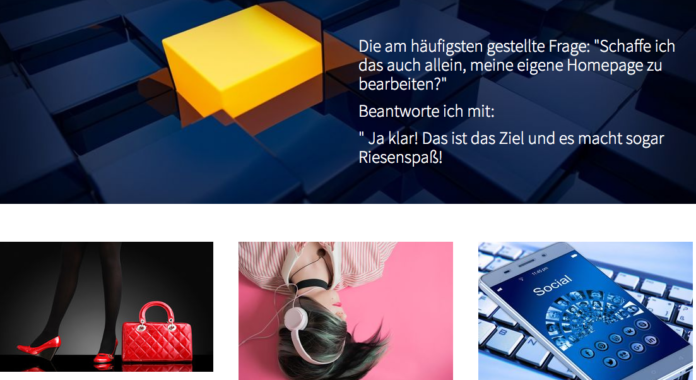 TYPO3 Homepage macht Spass