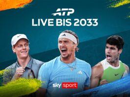 ATP Tour Tennis-Partnerschaft bleibt bis 2033 bei Sky Sport Die ATP Tour bis 2033 live auf Sky Sport Bildrechte: Sky Deutschland Fotograf: Sky Deutschland
