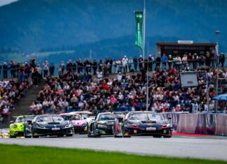 Thierry Vermeulen führte das Feld zunächst an und belegte am Ende Rang zwei DTM, 13. + 14. Rennen Red Bull Ring by VKB-Bank 2025 - Foto: Gruppe C Photography