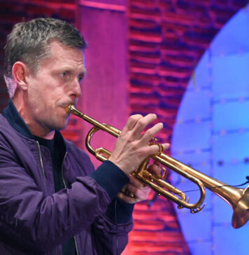 Nils Wülker im Duo mit Arne Jansen in der Friedenskirche in Ratingen am 29.8.2025 Foto (C) Gerhard Richter Jazzfotografie Köln