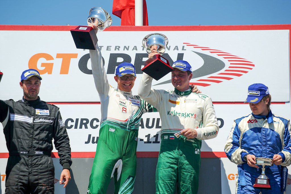 Kaspersky Motorsport Team 2 times on Podium at Paul Ricard Drivers Davide Rizzo and Alex Moiseev