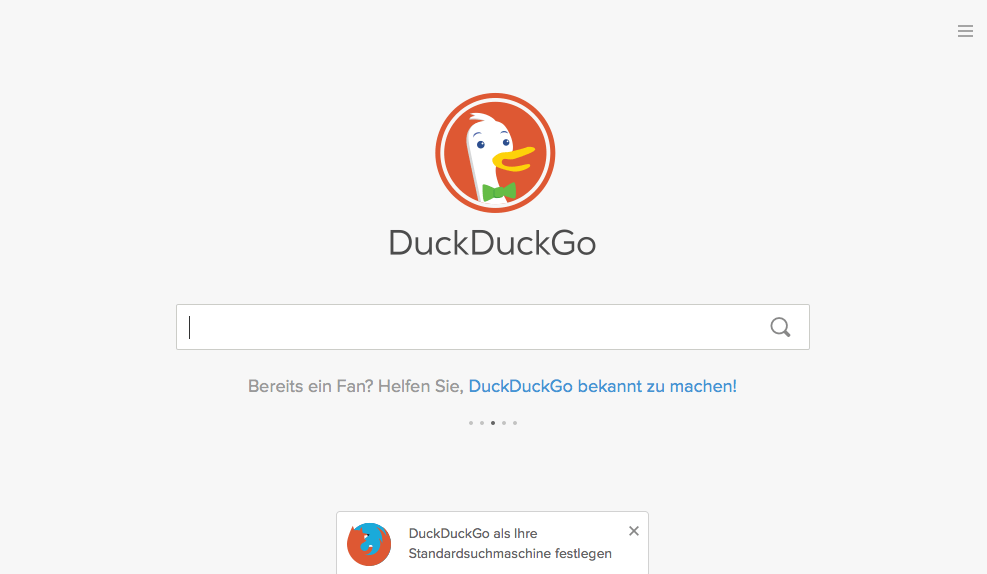 duckduckgo Suchmaschine