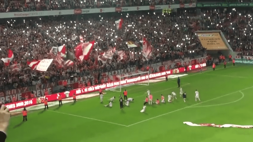 Saisonende 1.FC Köln Feier 2015