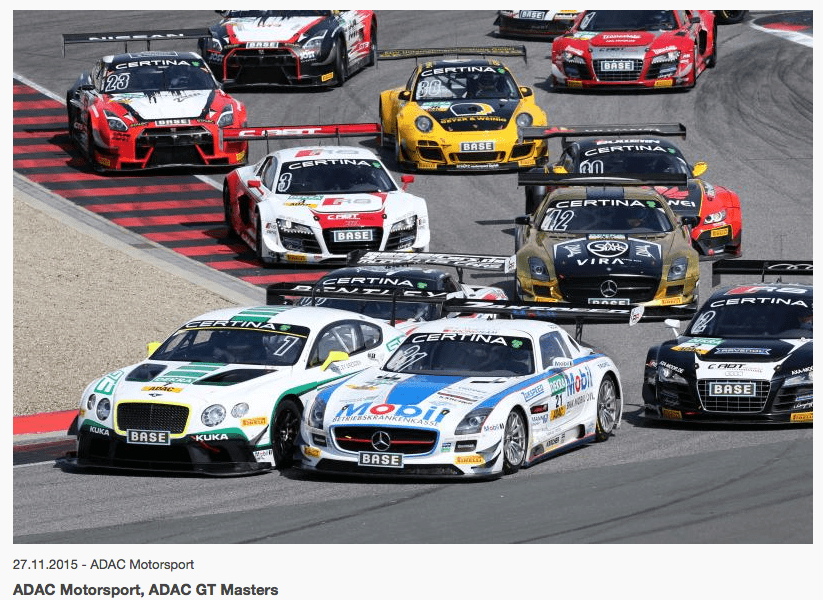 ADAC GT Masters 2016 mit sieben Rennwochenende