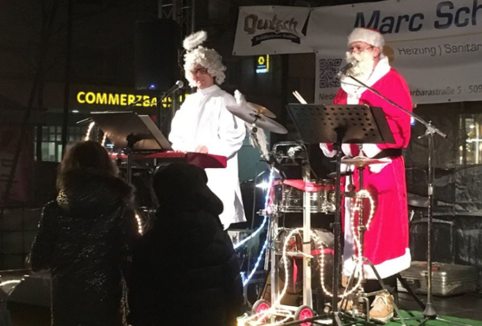 Sang Jochilaus & Erdenengel Christopherus beim Winterzauber Rodenkirchen