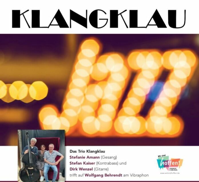 Line Up Klangklau : Stefanie Aman(Voc), Stefan Kayser (B),Funky Dirk Wenzel (Git) und Wolfgang Behrendt(Vib) 