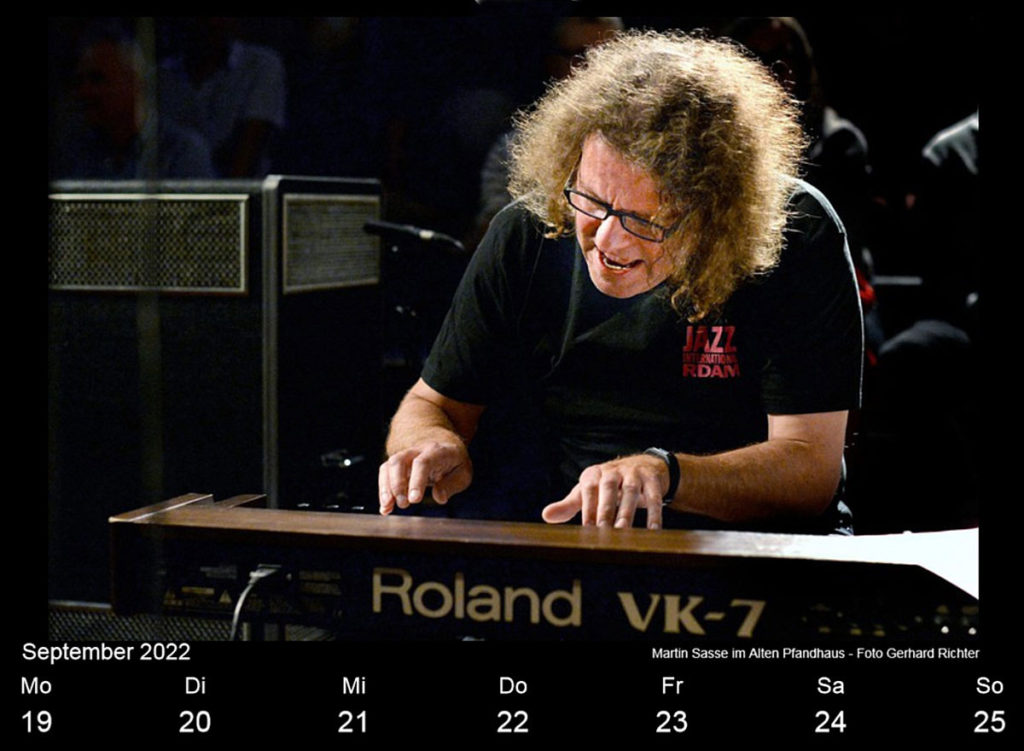 Köln Jazz-Kalender 2022 by Gerhard Richter 