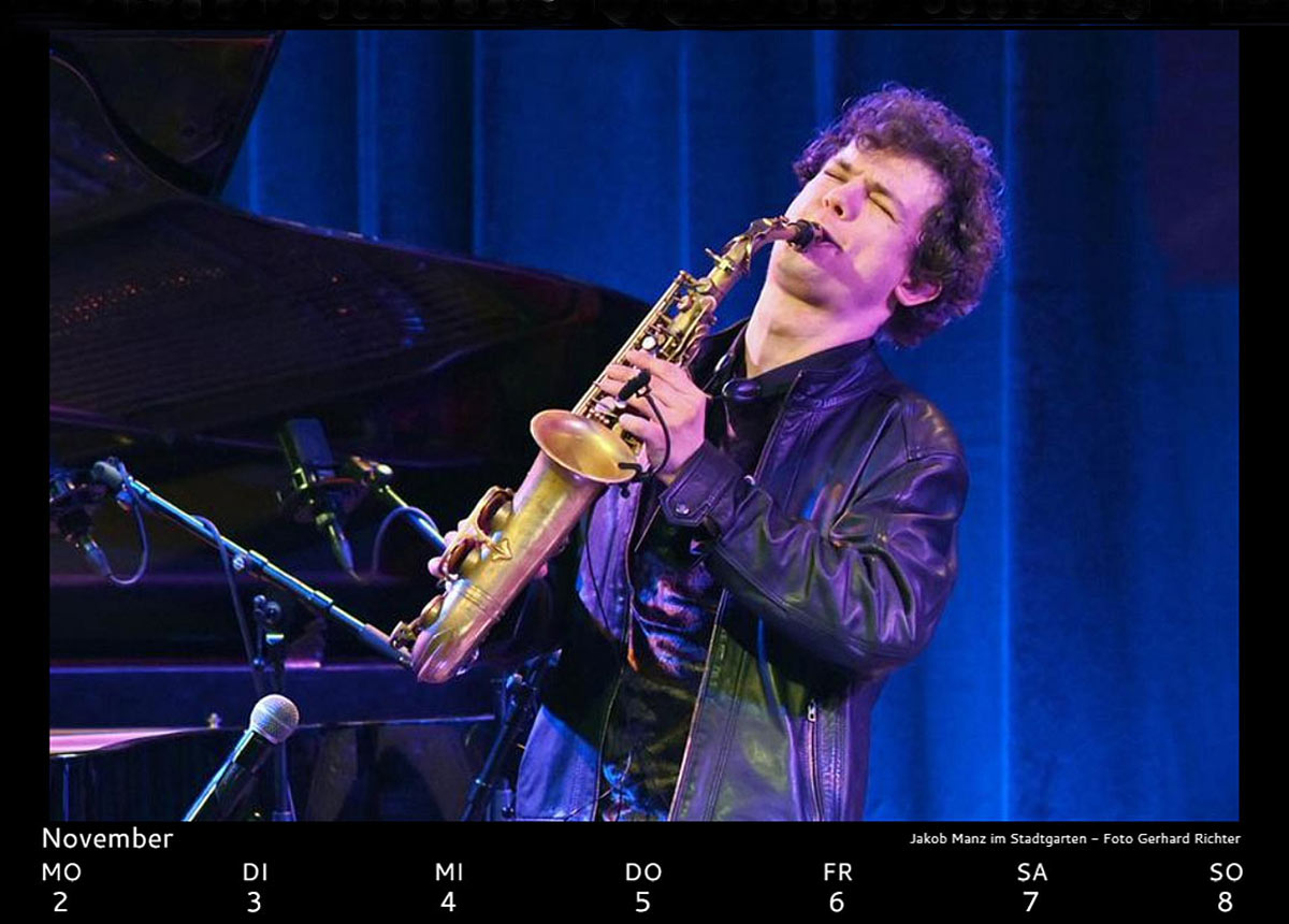 Kölner Jazzkalender 2026 von Gerhard Richter und Peter Tümmers