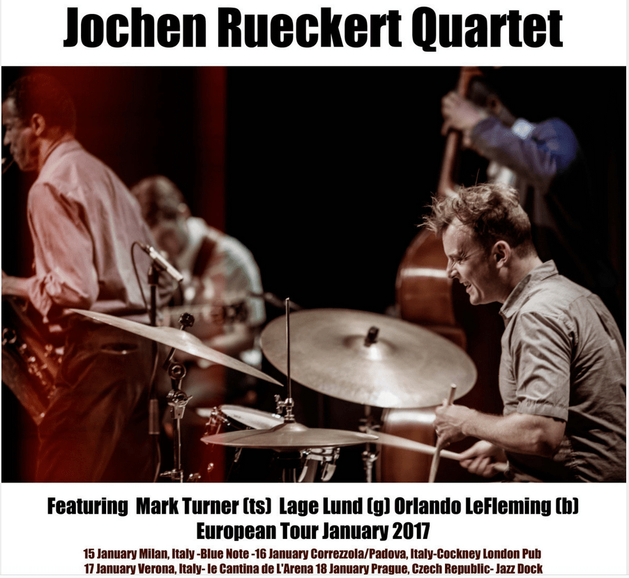 Jochen Rückert Quartet feat. Mark Turner CD-release „Charm Offensive